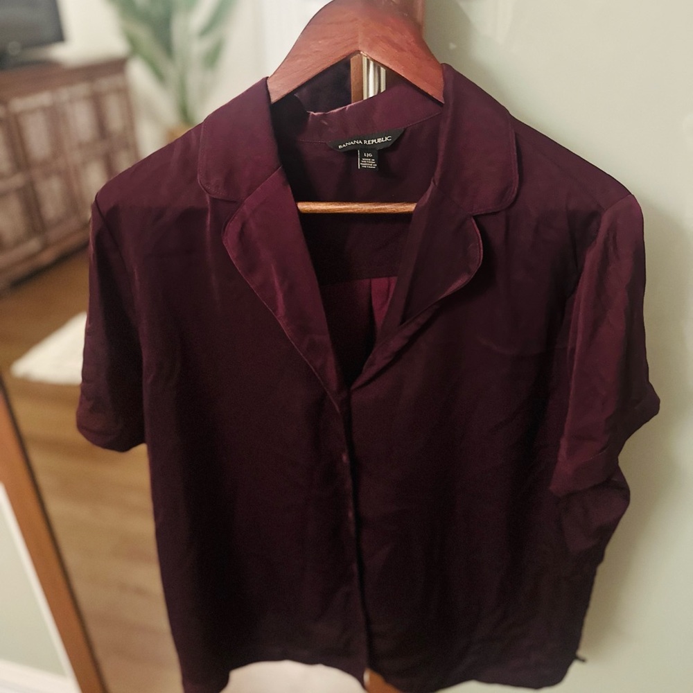 Banana Republic satin pyjamas size large